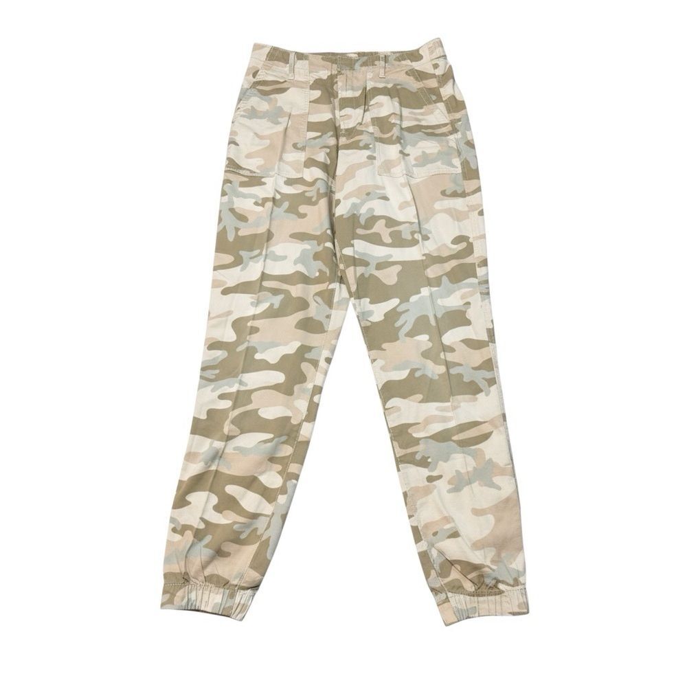 Gap Girlfriend Utility Joggers Light Camo Cargo Pants Size 12 Tall Y2K Aesthetic - Picture 12 of 13